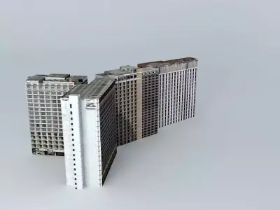 The Sultan Hotel Jakarta 3D model