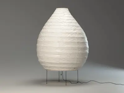 Akari 23N Lamp by Isamu Noguchi 3D model