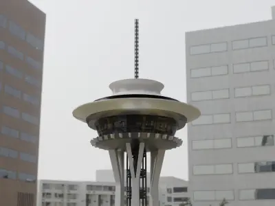 Space Needle - Low Poly 3D model