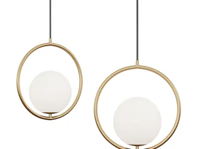 Pendant Lamp SOLLI Low-poly 3D model