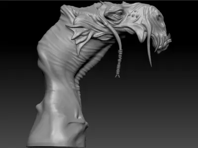 Sebulba dragon head 3D print model