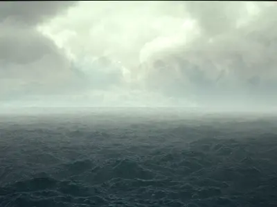 Ocean Surface Alembic Sequence 3D model