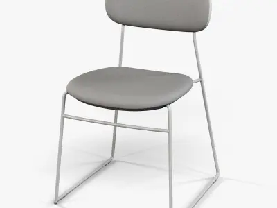 Modus PLC Wire upholstered chair 3D model