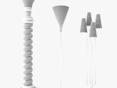 floor lamps 3D model