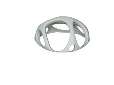 SciFi Cube Object No 47987 Low Poly Shape Low-poly 3D model