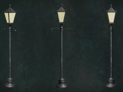 Lamp Street Series LumixLu LT2 Group 2 N2 3D model