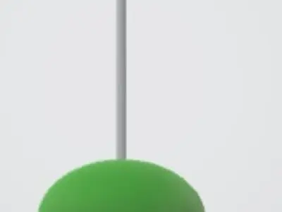 Lamps table with base 3D model