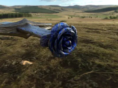 Dark Rose and Light Rose 3D model