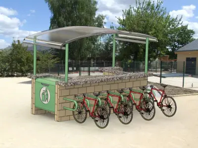 Bicycle parking 3D model