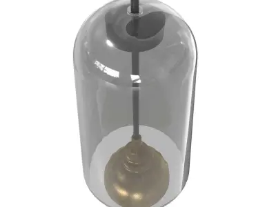 Ghanta suspension lamp  by space lighting 3D model