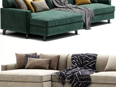 RIO Sectional sofa By Nobonobo 3D model