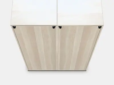 BESTA Storage combination with doors 48 Low-poly 3D model