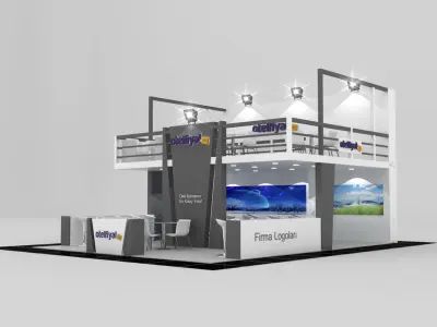 OTL Size 9 m x 7 m  Height 500 cm 3D model