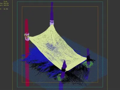 Game Fabric shed - Chai Dui - firewood 3D model