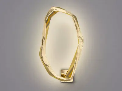 Pangea Sconce Low-poly 3D model