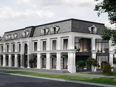 Cafe restaurant 3D model