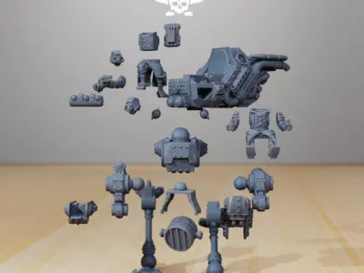 Scavenger Scout Walker 3D print model