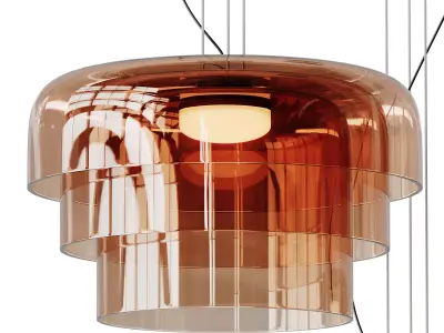 Levels Pendant Lamps 3D model