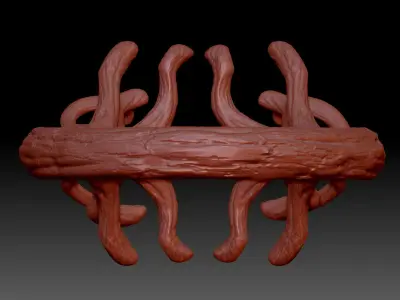 Ring wood  3D print model
