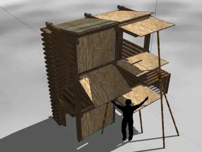 Creative Design-Holiday Cabin-0164 3D model