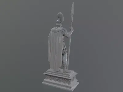 roman soldier statue 3D model