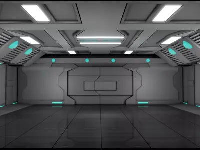 Sci Fi Room  3D model