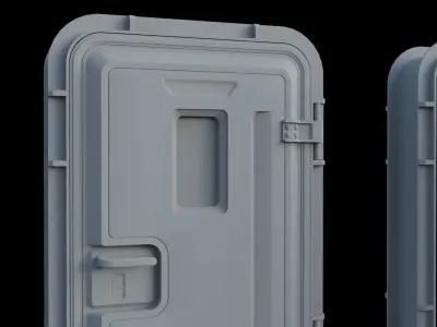 Sci-Fi Service door 3D model