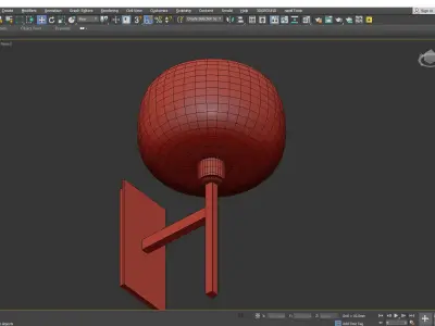 Jamie Young Scando Mod Wall Sconce Low-poly 3D model