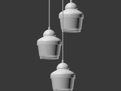 Pendant Light Collection 3D model