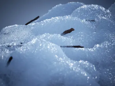 Snow Material and Props  80 Assets Low-poly 3D model