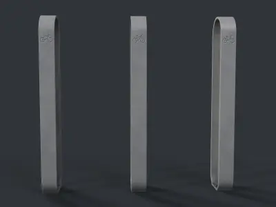 Bike Rack 21 PBR Game Ready Low-poly 3D model