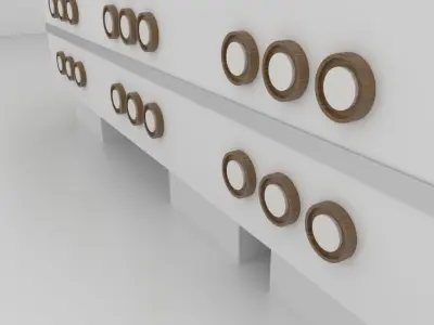 Office Table 3D model