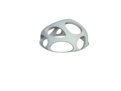 SciFi Cube Object No 52257 Low Poly Shape Low-poly 3D model