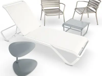 Ocean Metallic Furniture  3D model