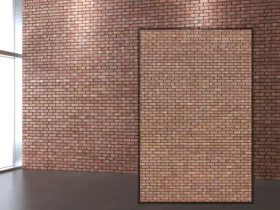 Brickwork brown 300 Texture