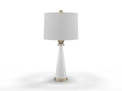 Hayley Alabaster Glass Night Light Table Lamp 3D model