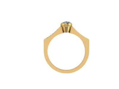 Elegant diamond ring design  3D print model
