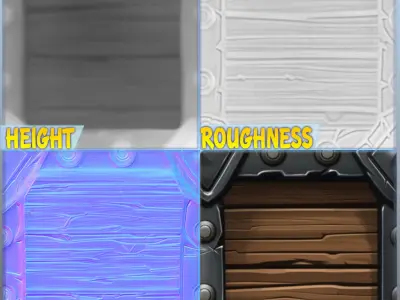 Stylized Wood Seamless Texture Texture