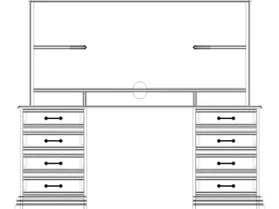 Office Cabinet 3D model