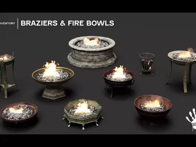 Plan V Historic Lighting Kit A World-Building Booster Pack  3D model