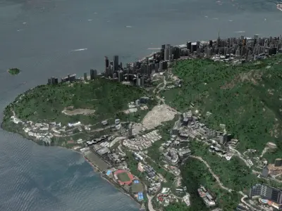 China Hong Kong 3D model