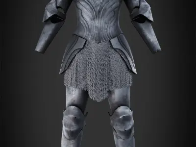 LOTR Galadriel Numenor Armor for Cosplay 3D print model