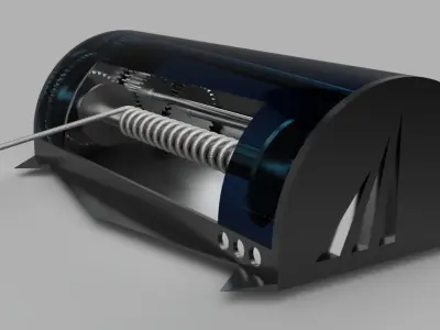 futuristic winch 3D model