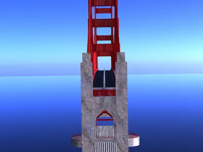 Bridge Gate 3D model