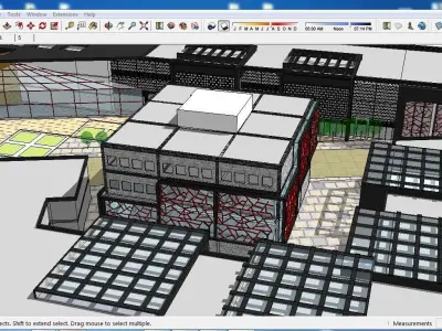 Sketchup Cultral Center E9 3D model