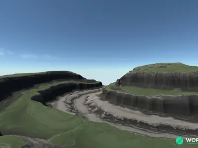 Plateau River 04 3D model