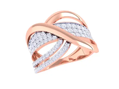   Women Ring MTL 3dm STL OBJ FBX Details 3D print model 4