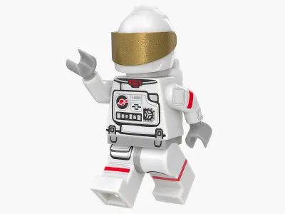  Lego Minifig Female Astronaut 