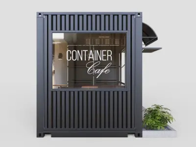 Container Cafe 2 3D model