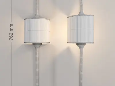 Sconce for bathrooms MONA by Elstead Lighting 3D model